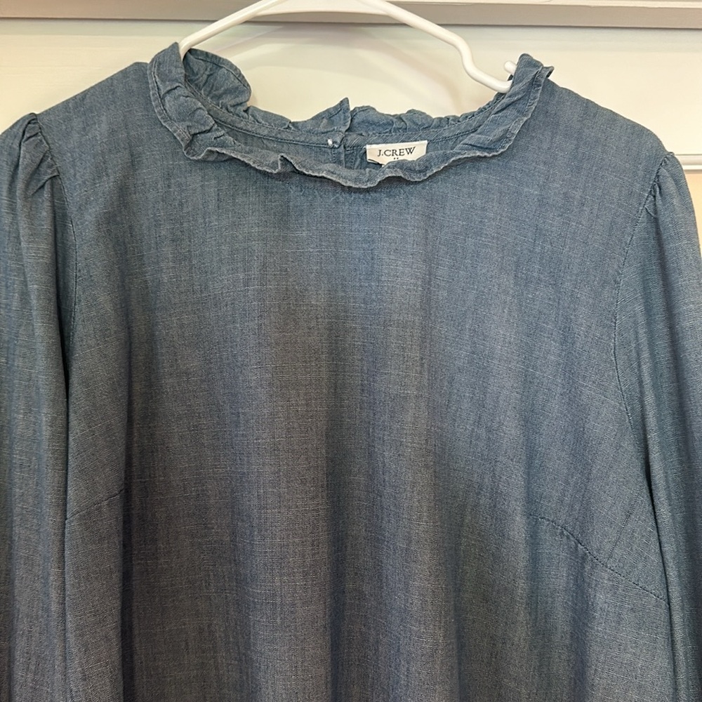 J.Crew Ruffle Top XL - Picture 4 of 7